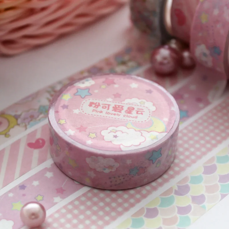 1.5 cm Wide Pink Unicorn Sky Washi Tape DIY Scrapbooking Sticker Label Masking Tape
1.5 cm Wide Pink Unicorn Sky Washi Tape DIY Scrapbooking Sticker Label Masking Tape