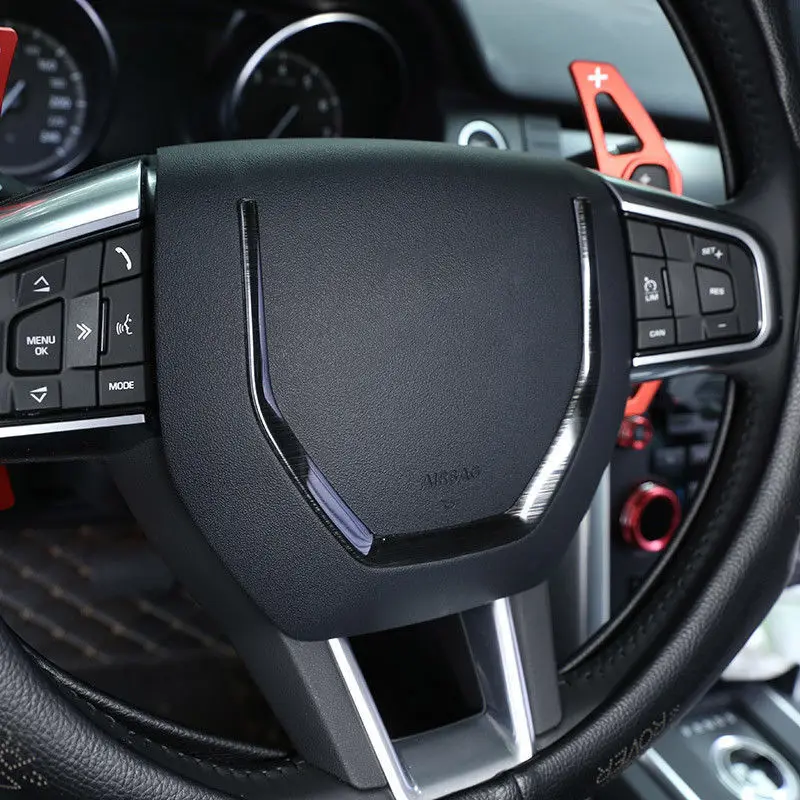 Car interior decoration Black Brushed Car Auto Steering Wheel Cover Trim For Land Rover Discovery Sport Car Accessories
Car interior decoration Black Brushed Car Auto Steering Wheel Cover Trim For Land Rover Discovery Sport Car Accessories