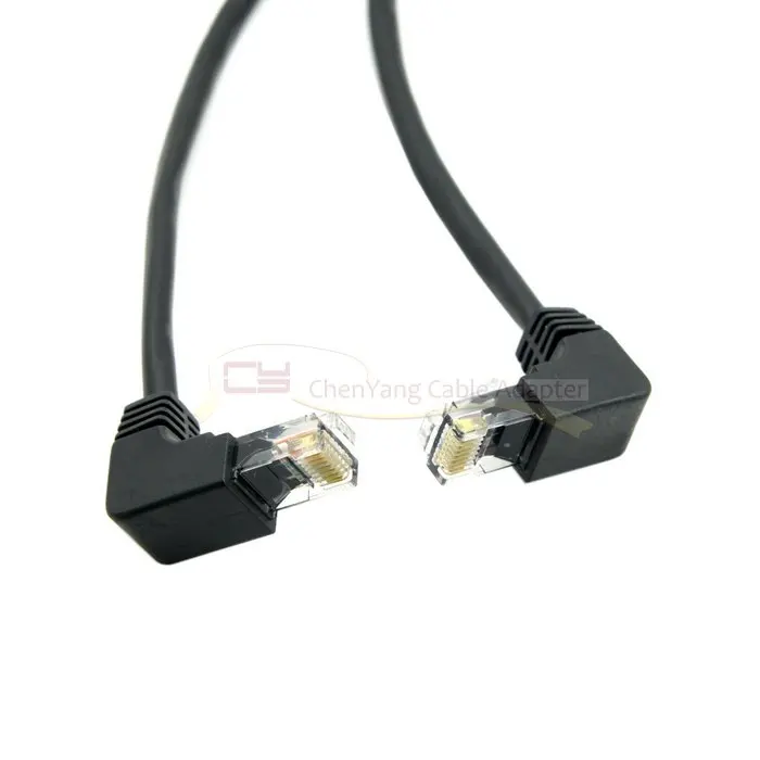 Down Double 90 Right Angled bend 8P8C FTP STP UTP Cat 5e Male to Male Lan Ethernet Network Patch Cord Cable 2m
Down Double 90 Right Angled bend 8P8C FTP STP UTP Cat 5e Male to Male Lan Ethernet Network Patch Cord Cable 2m