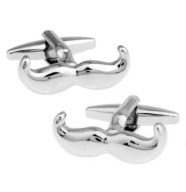 

C-MAN Luxury shirt Silvery beard cufflink for mens Brand cuff buttons cuff links High Quality abotoaduras Jewelry