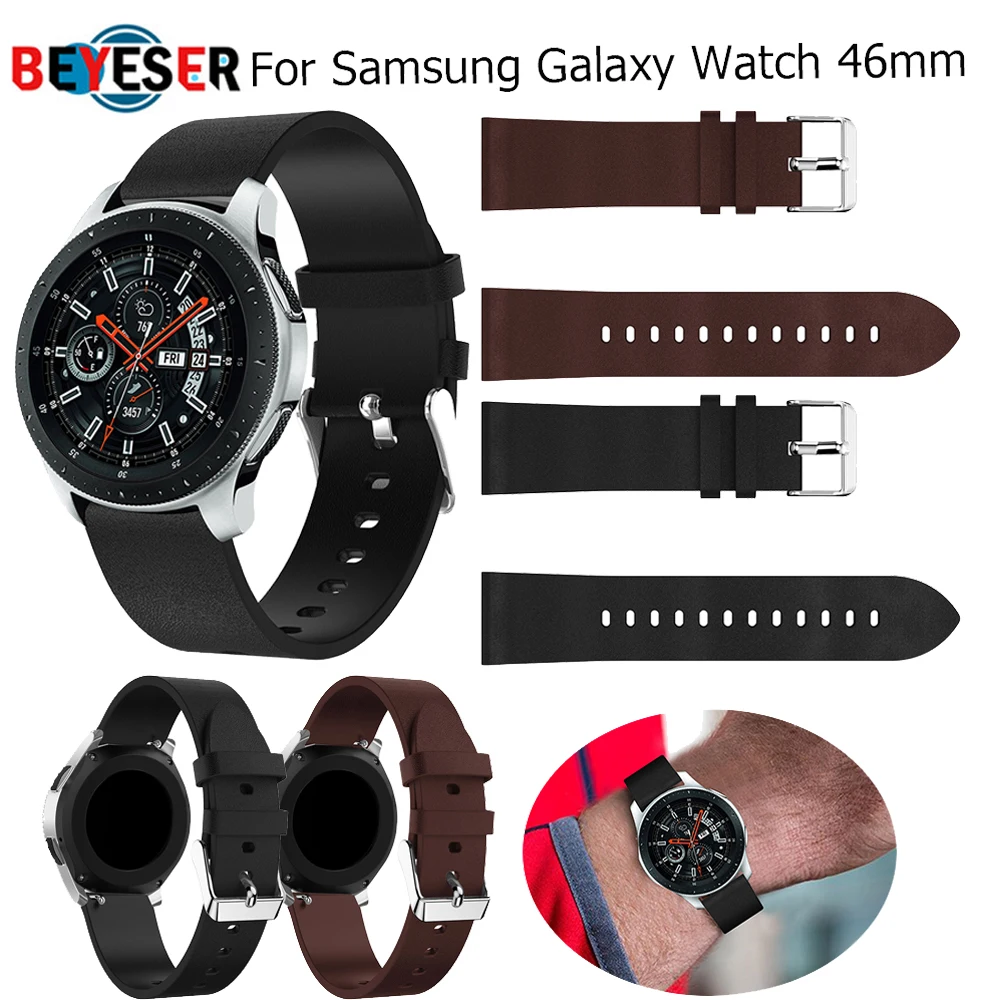 22mm Replacement Classic belt Leather Watch Band for galaxy watch 46mm Wrist Strap For Samsung Galaxy Watch 3 45mm Band Bracelet
22mm Replacement Classic belt Leather Watch Band for galaxy watch 46mm Wrist Strap For Samsung Galaxy Watch 3 45mm Band Bracelet