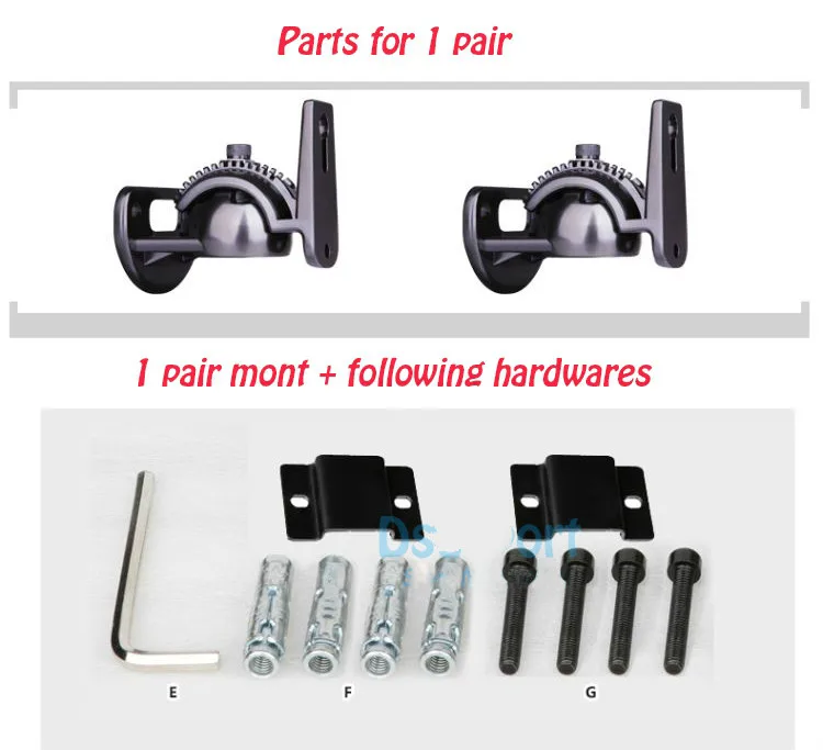 Sound Speaker Hanging Bracket Speaker Mount Holder Load 10kg 22lbs Universal Zinc alloy Sound Speaker Wall Bracket Mount GU8T
Sound Speaker Hanging Bracket Speaker Mount Holder Load 10kg 22lbs Universal Zinc alloy Sound Speaker Wall Bracket Mount GU8T
