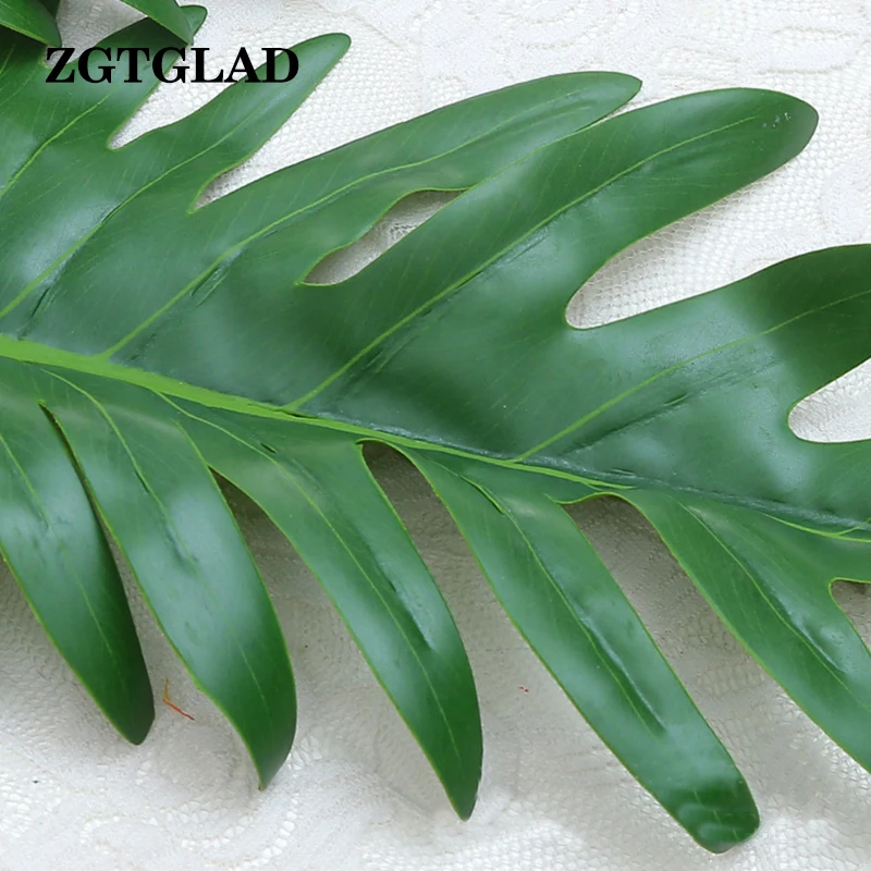 1 шт. новые большие искусственные Пальмовые Листья зеленые растения цветы для