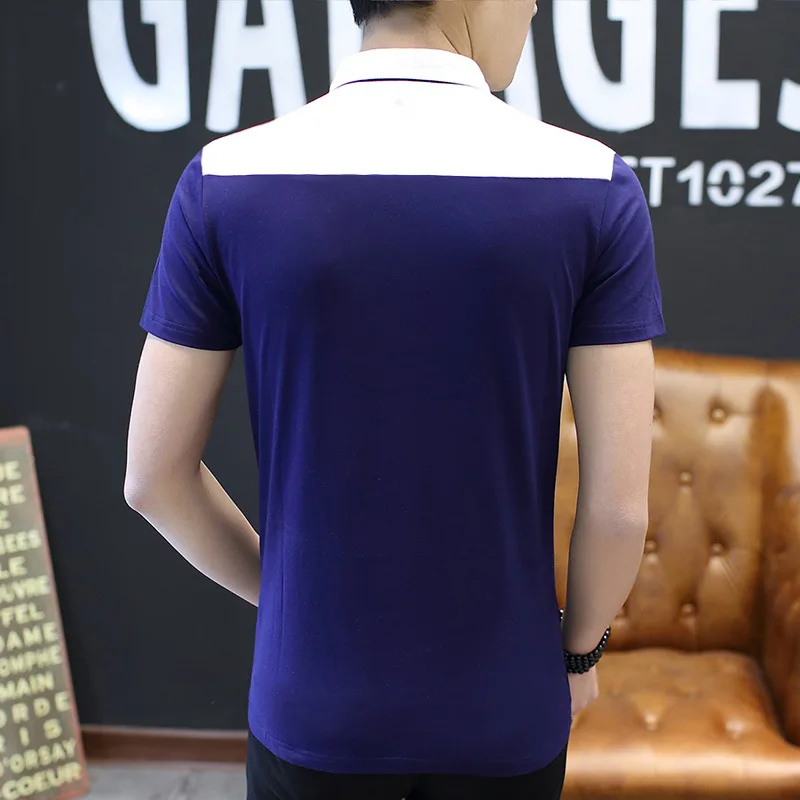Turn-down Collar T-shirt Nice Mens Vogue Patchwork Plus Size Casual Short Sleeve Cotton Spandex T Shirt For Men Comfortable 2XL
Turn-down Collar T-shirt Nice Mens Vogue Patchwork Plus Size Casual Short Sleeve Cotton Spandex T Shirt For Men Comfortable 2XL