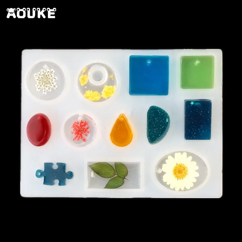12 Designs Cabochon Silicone Mold Necklace Pendant Resin Jewelry Making Mould DIY Hand Craft Q006
12 Designs Cabochon Silicone Mold Necklace Pendant Resin Jewelry Making Mould DIY Hand Craft Q006
