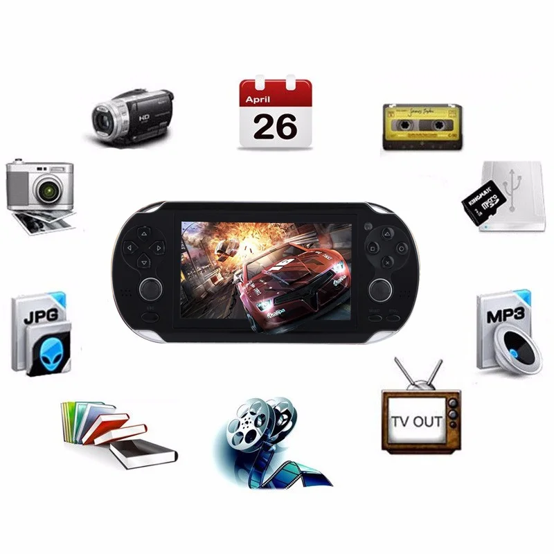 2022 new Handheld Game Console 8GB Memory 32 Bit portable video game double Rocker built-in 1000 free games Support TV Out Put
2022 new Handheld Game Console 8GB Memory 32 Bit portable video game double Rocker built-in 1000 free games Support TV Out Put