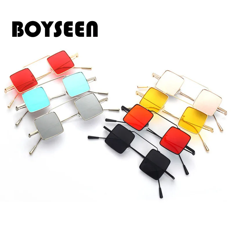 BOYSEEN Vintage Sunglasses Women Square Shades Classic Steampunk Sunglasses Men Brand Designer Fashion Sea Color Lens UV400 916
BOYSEEN Vintage Sunglasses Women Square Shades Classic Steampunk Sunglasses Men Brand Designer Fashion Sea Color Lens UV400 916