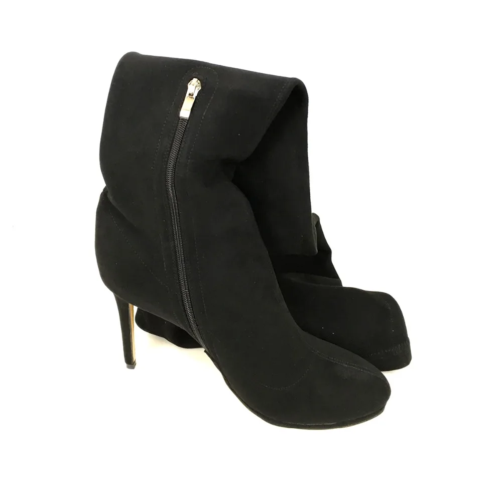 Aiyoway Faux Suede Women Over Knee Boots Winter Autumn Warm Black Fashion Ladies Round Toe Thin High Heel US Size 5~15
Aiyoway Faux Suede Women Over Knee Boots Winter Autumn Warm Black Fashion Ladies Round Toe Thin High Heel US Size 5~15