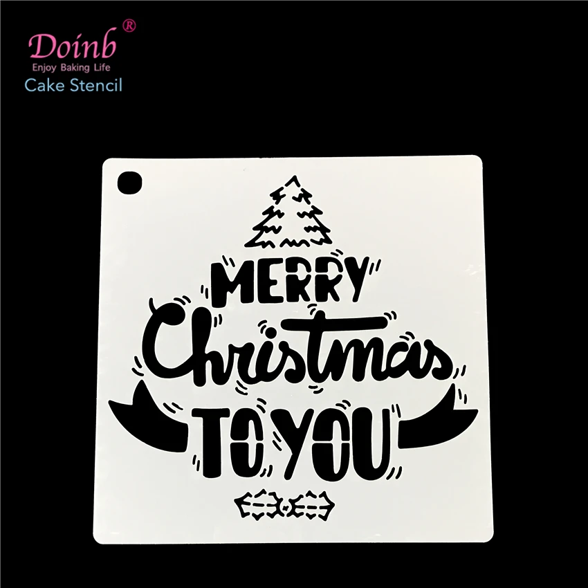 DIY Merry Christmas Tree Plastic Spray Flower Cake Mold Strew Pad Stencil Cupcake Fondant Decoration Baking Tool Moulds FQ4048
DIY Merry Christmas Tree Plastic Spray Flower Cake Mold Strew Pad Stencil Cupcake Fondant Decoration Baking Tool Moulds FQ4048