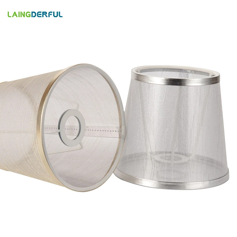 Simple Style Handmade Lamp Shade Modern Transparent Lampshade Golden Silver Colors Light Shade for E14 Chandeliers Wall Lights
Simple Style Handmade Lamp Shade Modern Transparent Lampshade Golden Silver Colors Light Shade for E14 Chandeliers Wall Lights