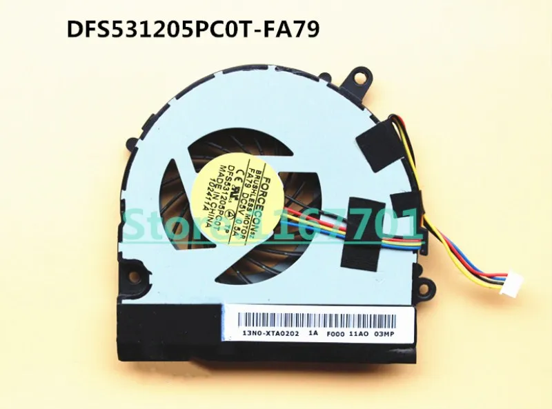 New Original Laptop/Notebook CPU/GPU Cooling Fan For MSI CX480 DFS531205PC0T-FA79 13N0-XTA0202
New Original Laptop/Notebook CPU/GPU Cooling Fan For MSI CX480 DFS531205PC0T-FA79 13N0-XTA0202