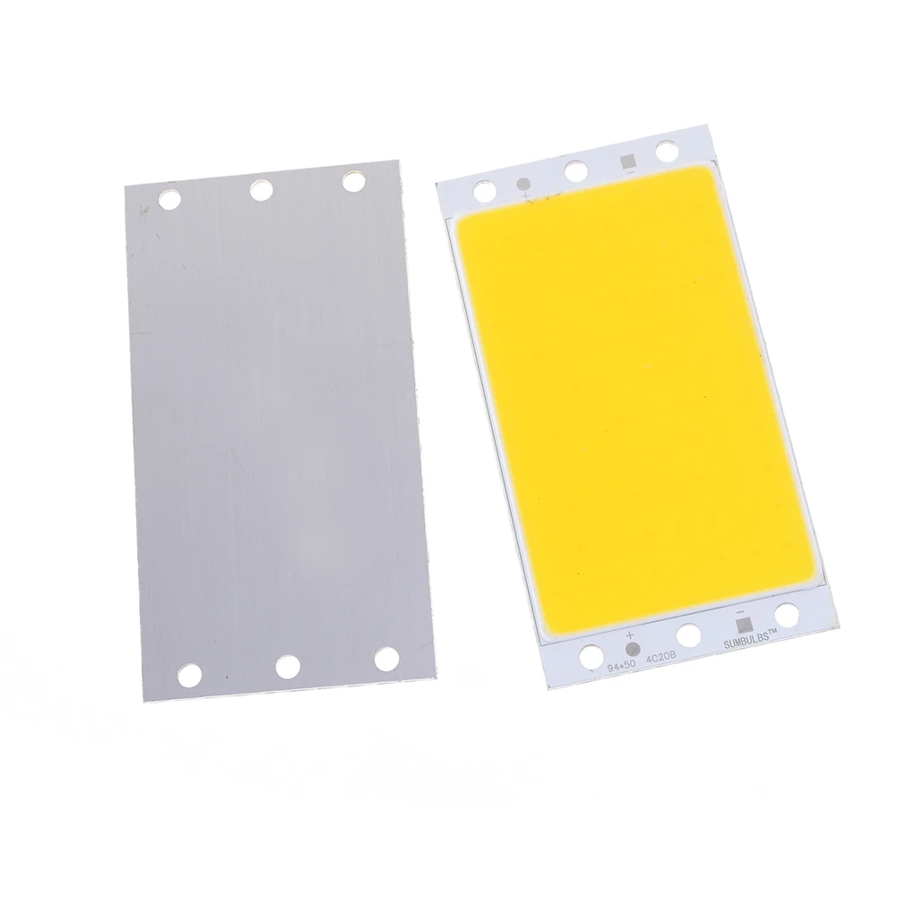 1pcs Ultra Bright Durable 15W LED COB Strip Lamp Lights Chip On Board Warm Pure White Blue Lighting Source for DIY Bulb 94x50mm
1pcs Ultra Bright Durable 15W LED COB Strip Lamp Lights Chip On Board Warm Pure White Blue Lighting Source for DIY Bulb 94x50mm