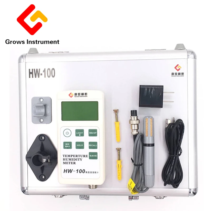 New LCD Display Portable Moisture Meters USB Automatic Temperature Humidity Test Instrument Hw100 With A Memory Device
New LCD Display Portable Moisture Meters USB Automatic Temperature Humidity Test Instrument Hw100 With A Memory Device