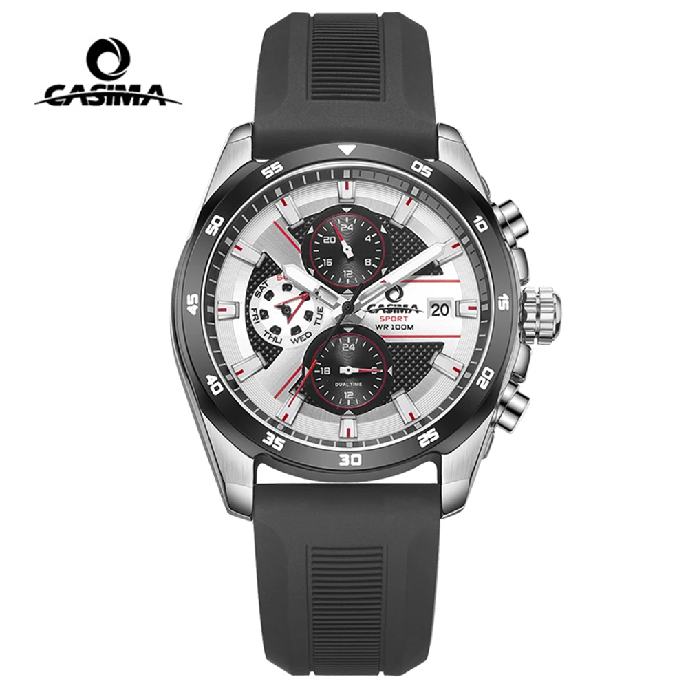 CASIMA Top Brand Fashion Chronograph Sport Watch Waterproof Silicone Military Quartz Wristwatch Clock For Men Relogio Masculino
CASIMA Top Brand Fashion Chronograph Sport Watch Waterproof Silicone Military Quartz Wristwatch Clock For Men Relogio Masculino