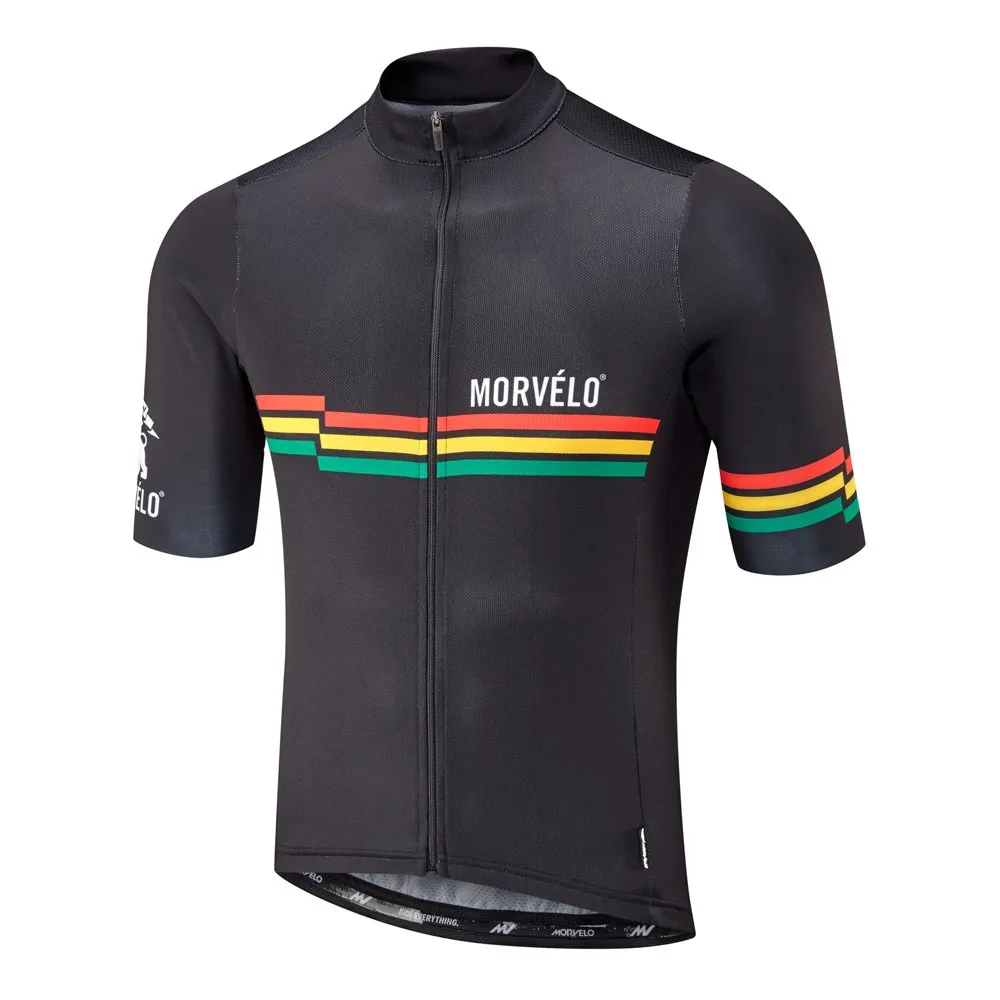 Майка для велоспорта Ropa Ciclismo футболка с коротким рукавом и Майо черного цвета
