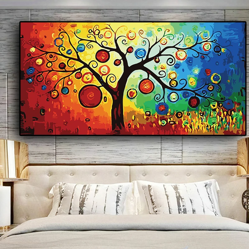Tree of Life Money Tree Abstract Oil Painting on Canvas Scandinavian Posters and Prints Modern Wall Art Picture for Living Room
Tree of Life Money Tree Abstract Oil Painting on Canvas Scandinavian Posters and Prints Modern Wall Art Picture for Living Room