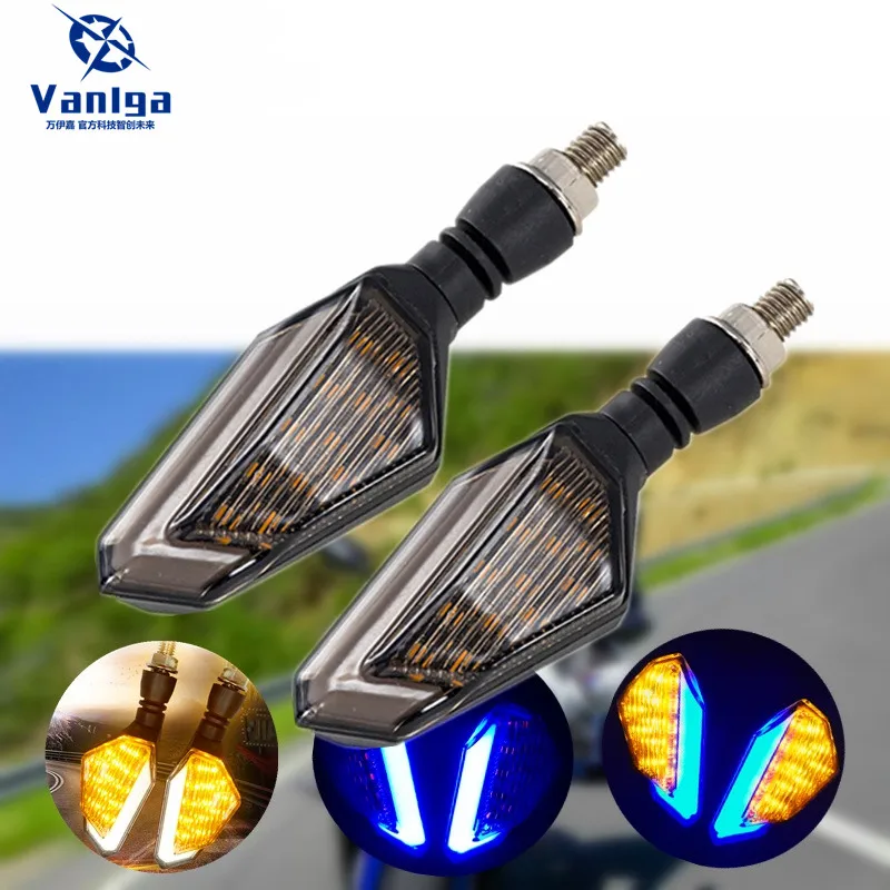 2pcs Universal Motorcycle LED Turn Signal Lamps Left Right Signals Daytime Running Lights Indicators Blinkers for Honda Kawasaki
2pcs Universal Motorcycle LED Turn Signal Lamps Left Right Signals Daytime Running Lights Indicators Blinkers for Honda Kawasaki
