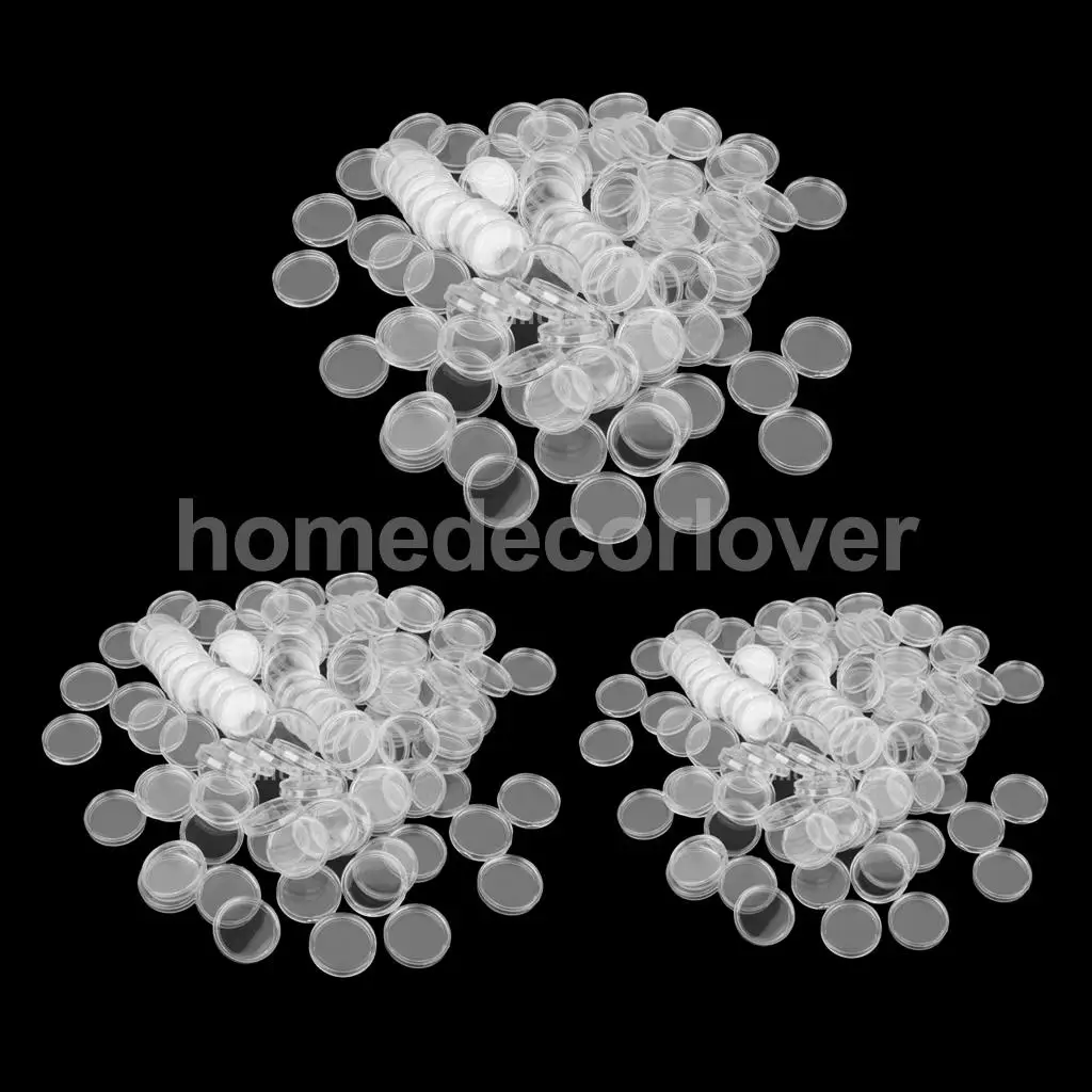 300Pcs Clear Round Coin Capsules Case Box Holder Protectors for Collection 19mm 28mm 36mm
300Pcs Clear Round Coin Capsules Case Box Holder Protectors for Collection 19mm 28mm 36mm