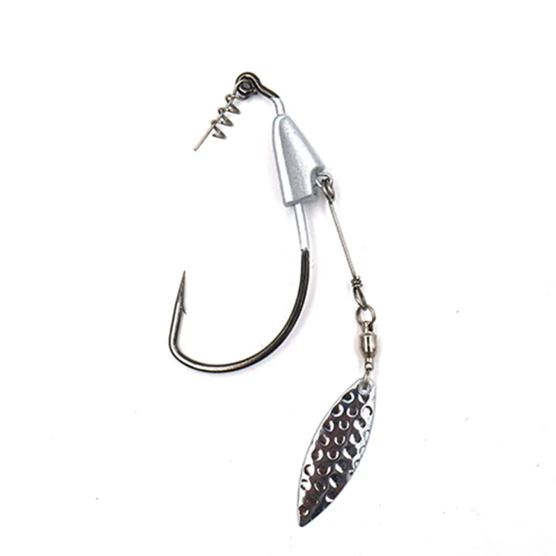 2pcs/package Barbed Fishhook Crank hook 3/0# 4/0# 5/0# With Lead Single Hook Lead head hook soft worm soft bait fishing tack
2pcs/package Barbed Fishhook Crank hook 3/0# 4/0# 5/0# With Lead Single Hook Lead head hook soft worm soft bait fishing tack