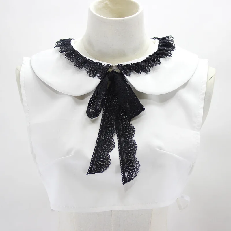 Vintage Detachable Lapel Hand-knotted doll pearl Peter Pan collar lovely shirt blouse Peter Pan collar lace bow fake collar
Vintage Detachable Lapel Hand-knotted doll pearl Peter Pan collar lovely shirt blouse Peter Pan collar lace bow fake collar