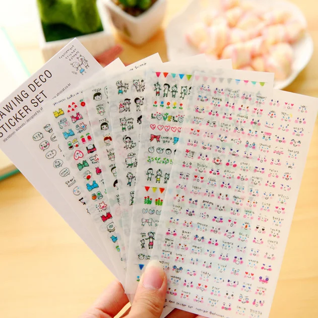 6pcs Kawaii drawing deco sticker pvc diy decoration sticker for album scrapbooking stationery sticker gift for kids
6pcs Kawaii drawing deco sticker pvc diy decoration sticker for album scrapbooking stationery sticker gift for kids