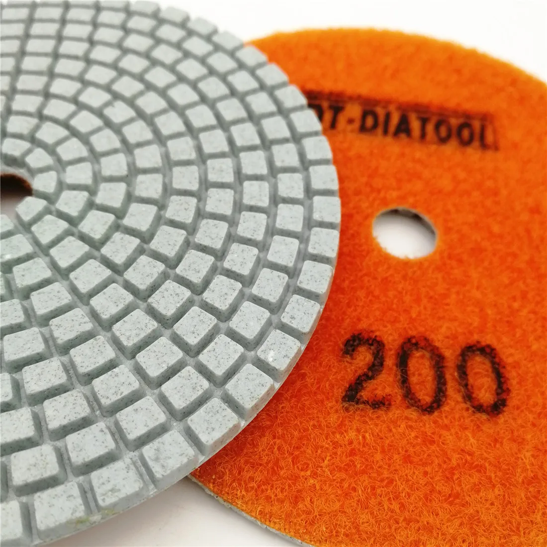 4inch DT-DIATOOL 10pcs Diamond Polishing Pads #200 Wet or Dry Diameter100mm for Polisher and Grinder Resin Bond Sanding Discs
4inch DT-DIATOOL 10pcs Diamond Polishing Pads #200 Wet or Dry Diameter100mm for Polisher and Grinder Resin Bond Sanding Discs
