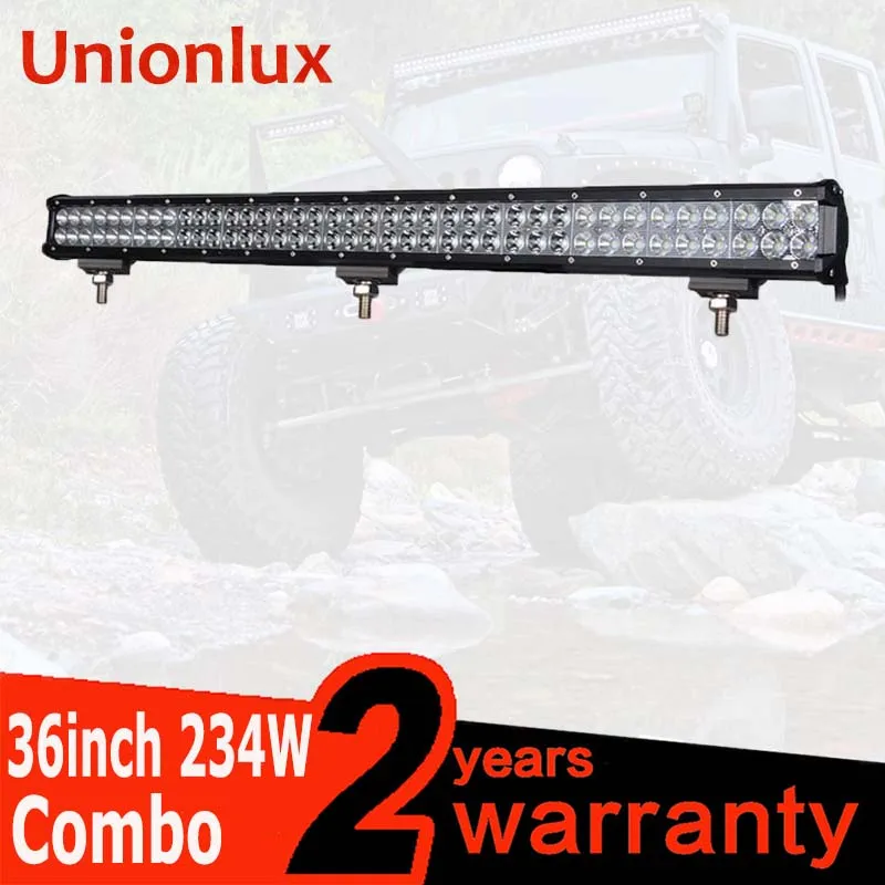 36 inch 234W high power waterproof IP67 spot flood combo beam LED light bar for ATV UTV Jeep 4X4 led work light bar
36 inch 234W high power waterproof IP67 spot flood combo beam LED light bar for ATV UTV Jeep 4X4 led work light bar