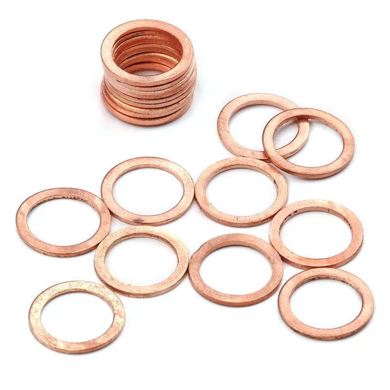 20PCS 12*16*1MM Solid Copper Washer Flat Ring Gasket Sump Plug Oil Seal Fittings Washers Fastener Hardware Accessories
20PCS 12*16*1MM Solid Copper Washer Flat Ring Gasket Sump Plug Oil Seal Fittings Washers Fastener Hardware Accessories