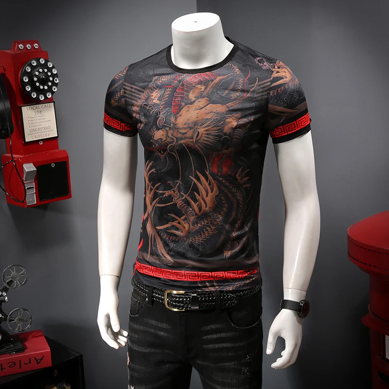The new summer 2019 The comfortable tencel ICONS Hollow out breathable Printing short sleeve men T-shirt C9003 - P45
The new summer 2019 The comfortable tencel ICONS Hollow out breathable Printing short sleeve men T-shirt C9003 - P45