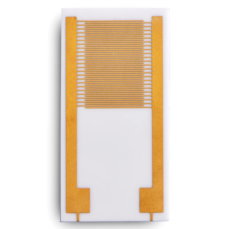 interdigital electrode Interdigital Etched electrode array Magnetron sputtering coating Custom Lithographic ceramic circuit
interdigital electrode Interdigital Etched electrode array Magnetron sputtering coating Custom Lithographic ceramic circuit