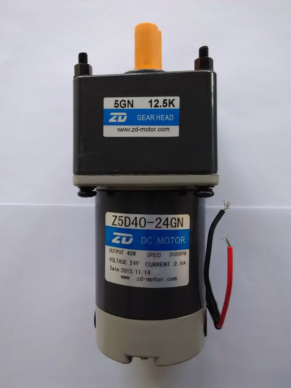 Мотор-редуктор Z5D40-12GN, крутящий момент 2,48 Н. М будет на выходе 25: 1 и 112 об/мин. Диаметр выходного вала 12 мм
Мотор-редуктор Z5D40-12GN, крутящий момент 2,48 Н. М будет на выходе 25: 1 и 112 об/мин. Диаметр выходного вала 12 мм
