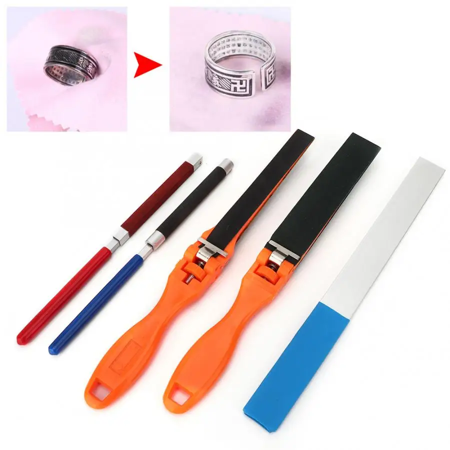 5Pcs Manual Sandpaper Stick Strong Antioxidant Semicircle Sanding Paper Roll Bar For Professional Jeweler Jewelry Polishing Tool
5Pcs Manual Sandpaper Stick Strong Antioxidant Semicircle Sanding Paper Roll Bar For Professional Jeweler Jewelry Polishing Tool