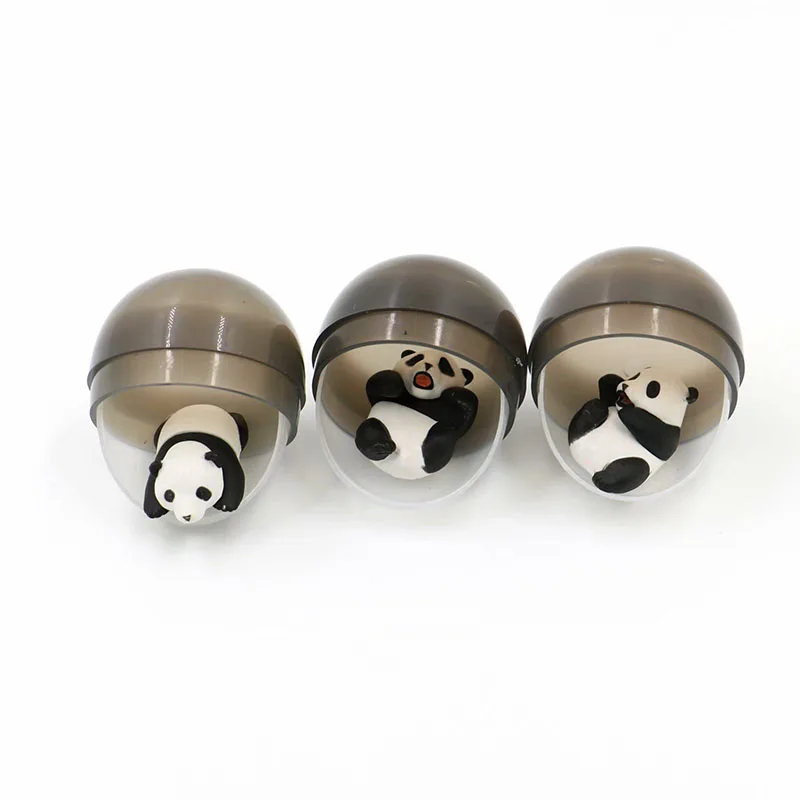 Мини экшн фигурка Panda 3 шт./компл. масштаб 1/16 окрашенная милая спит яшма Гигантская