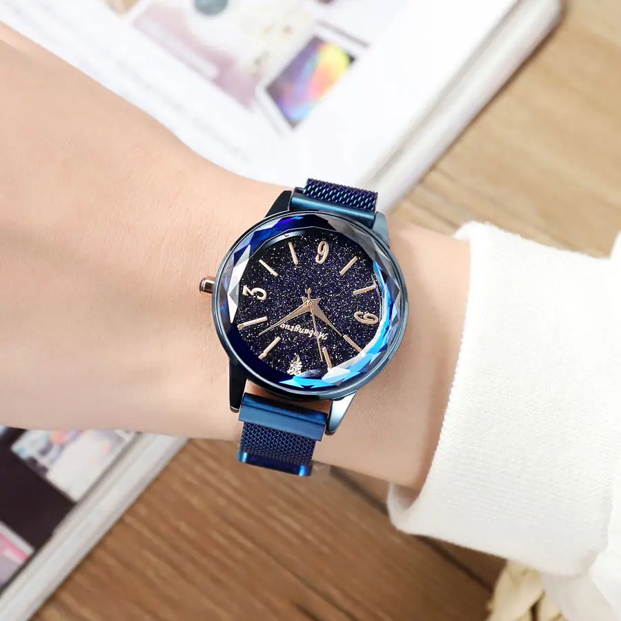 2018 Fashion High Quality Hot Sale Magnetic Clasps Waterproof Starry Sky Watch Womens Quartz Luxury Top Brand Magnet Watches
2018 Fashion High Quality Hot Sale Magnetic Clasps Waterproof Starry Sky Watch Womens Quartz Luxury Top Brand Magnet Watches