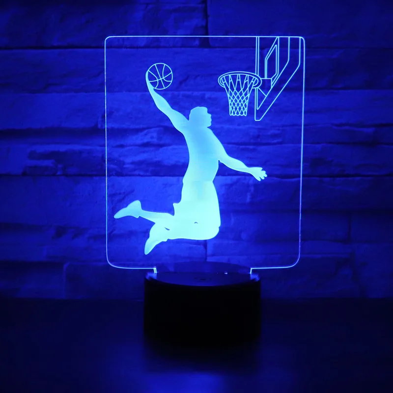 3D светодиодный ночник Slam Dunk, модель баскетбола, 7 цветов, меняющая цвет, украшение для дома, 3d Оптическая иллюзия, настольная лампа, спортивны...
3D светодиодный ночник Slam Dunk, модель баскетбола, 7 цветов, меняющая цвет, украшение для дома, 3d Оптическая иллюзия, настольная лампа, спортивны...