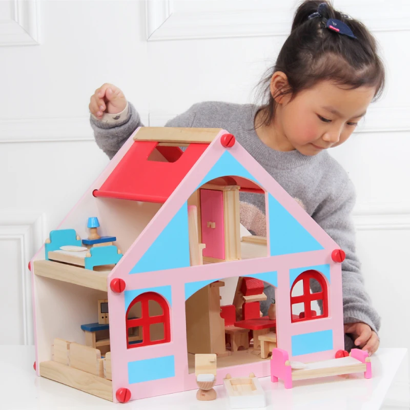 big size children wooden doll house toys with all furniture rooms/ Kids baby 3kg large doll villa classic toys, free shipping
big size children wooden doll house toys with all furniture rooms/ Kids baby 3kg large doll villa classic toys, free shipping