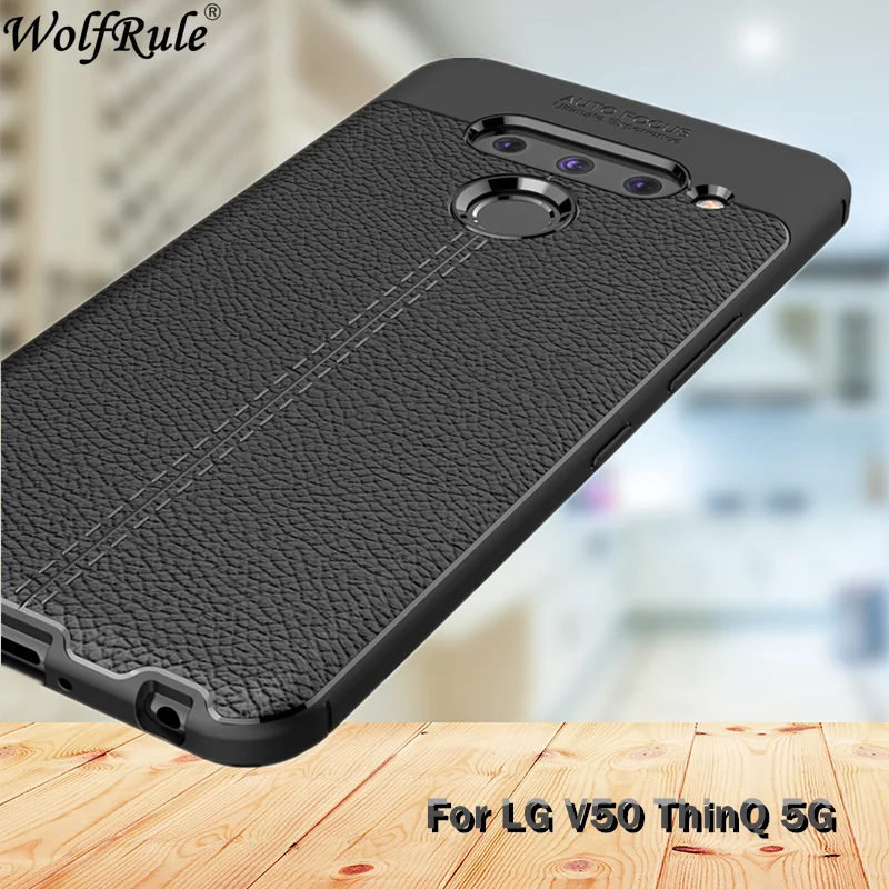 Wolfrule For Case LG V50 Case Fashion Lichee Style Silicone Rugged Hybrid Cover For LG V50 ThinQ Phone Case For LG V50 (5G) Capa
Wolfrule For Case LG V50 Case Fashion Lichee Style Silicone Rugged Hybrid Cover For LG V50 ThinQ Phone Case For LG V50 (5G) Capa