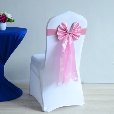 Colour Pink Wedding Chair Sash Long Tail Wedding Butterfly Bow Tie Lycra Band Stretch Bow Tie Ribbon For Weddings Wholesale
Colour Pink Wedding Chair Sash Long Tail Wedding Butterfly Bow Tie Lycra Band Stretch Bow Tie Ribbon For Weddings Wholesale