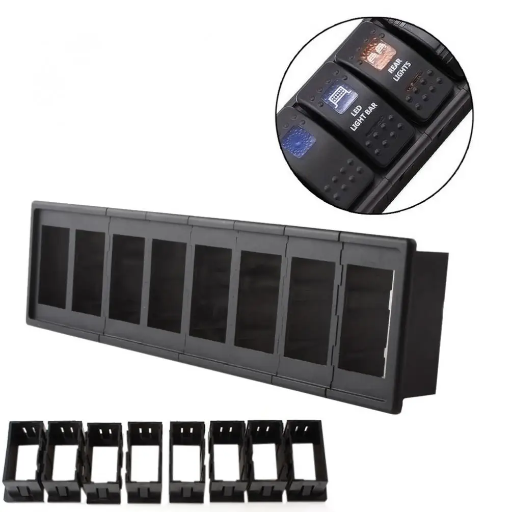 DC 12V Universal 1 x 8PCS Car Boat Rocker Switch Clip Panel Patrol Holder Housing for ARB Carling
DC 12V Universal 1 x 8PCS Car Boat Rocker Switch Clip Panel Patrol Holder Housing for ARB Carling
