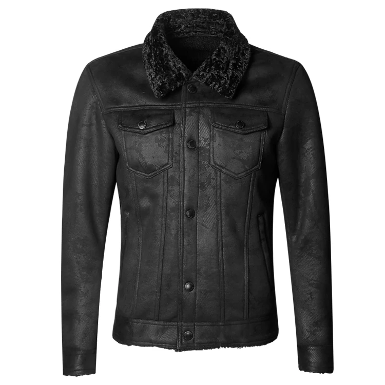 Winter Clothes Dark Camouflage Faux Fur Leather Jacket for Men Plush Jacket Warm Men's Casual European Style Slim Coat WF18290
Winter Clothes Dark Camouflage Faux Fur Leather Jacket for Men Plush Jacket Warm Men's Casual European Style Slim Coat WF18290
