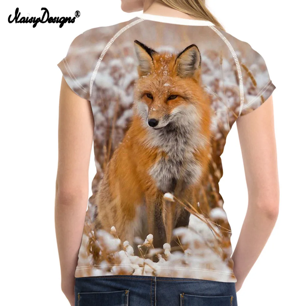 NoisyDesigns Harajuku Women Summer T Shirts Cool 3D Animal Fox Printing Lady Short Sleeve Tops Tees Brand Design Fitness T-shirt
NoisyDesigns Harajuku Women Summer T Shirts Cool 3D Animal Fox Printing Lady Short Sleeve Tops Tees Brand Design Fitness T-shirt