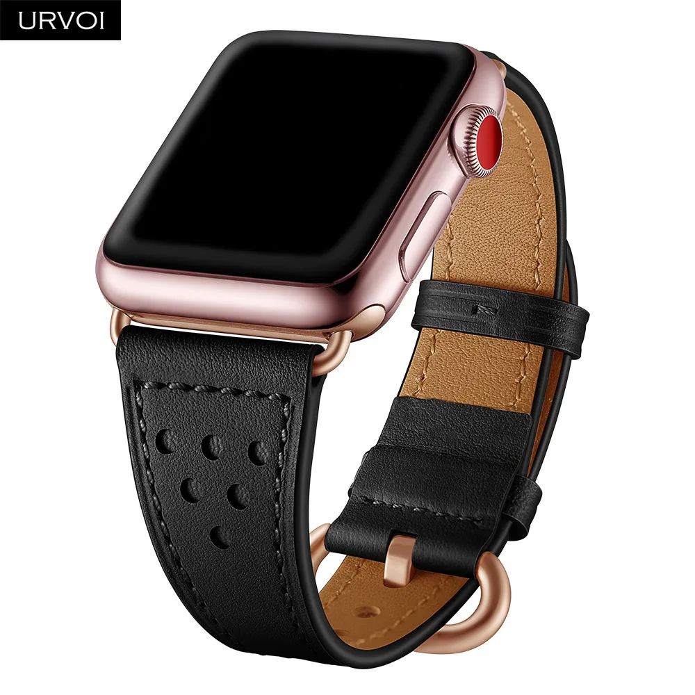 URVOI ремешок для apple watch band series 6 SE 5 4 Женские наручные часы iwatch Классическая Пряжка