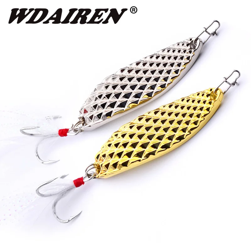 1Pcs Metal Rotation bait Spoon Lures 7g 10g 15g Artificial Gold/silver Bass Hard Sequin Metal Steel Feather Treble Hook Tackle
1Pcs Metal Rotation bait Spoon Lures 7g 10g 15g Artificial Gold/silver Bass Hard Sequin Metal Steel Feather Treble Hook Tackle