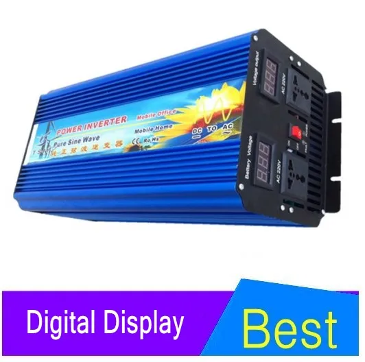 High Efficiency 4000W DC12V or DC24V or DC48V Pure Sine Wave Inverter (Peak Power 8000W)
High Efficiency 4000W DC12V or DC24V or DC48V Pure Sine Wave Inverter (Peak Power 8000W)