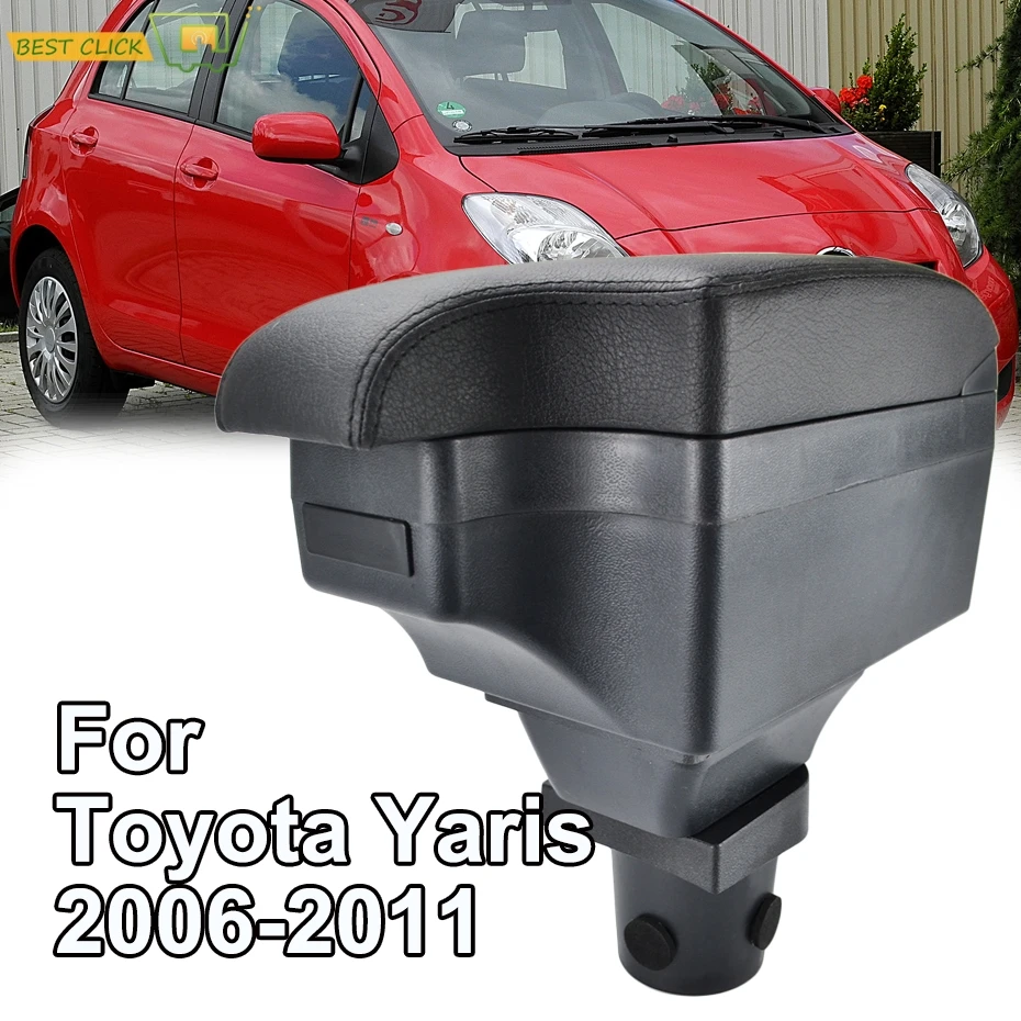 Автомобильный Стайлинг черный Центральный приставка для Toyota Yaris Vitz Hatchback 2006 2011