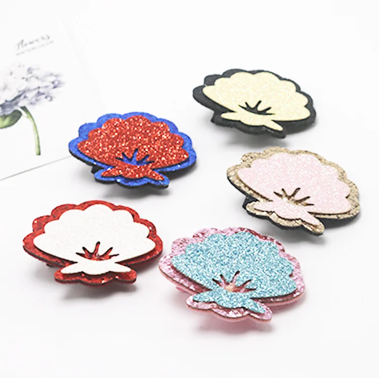 30pcs/lot 5cm shiny shell Padded Patches Appliques For Clothes Sewing Supplies DIY Hair Bow Decoration free shipping
30pcs/lot 5cm shiny shell Padded Patches Appliques For Clothes Sewing Supplies DIY Hair Bow Decoration free shipping