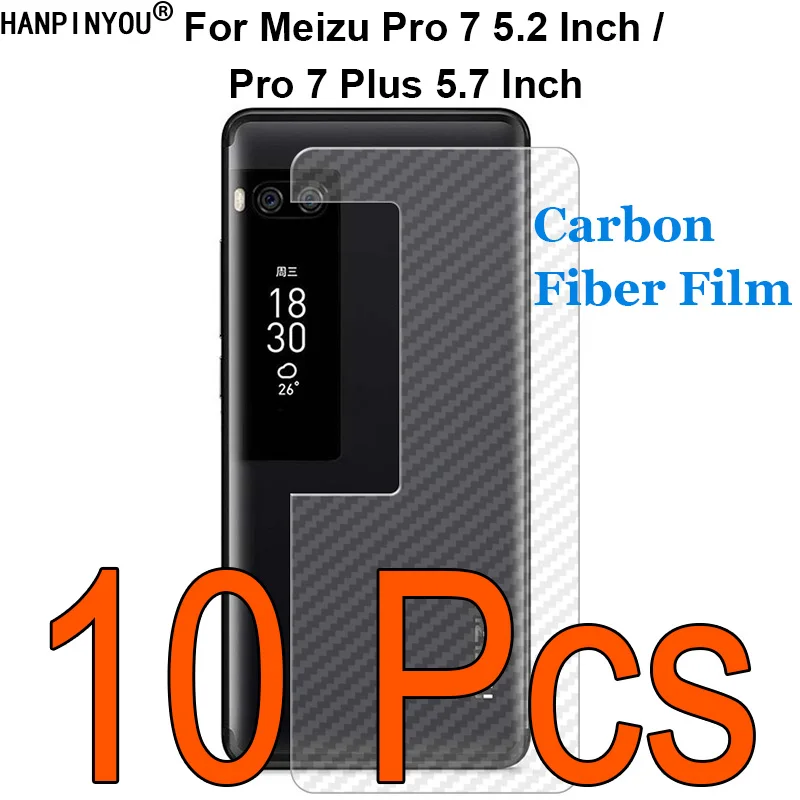 10 Pcs/Lot For Meizu Pro 7 5.2" / Pro7 Plus 5.7" Anti-fingerprint Transparent Carbon Fiber Back Film Screen Protector
10 Pcs/Lot For Meizu Pro 7 5.2" / Pro7 Plus 5.7" Anti-fingerprint Transparent Carbon Fiber Back Film Screen Protector