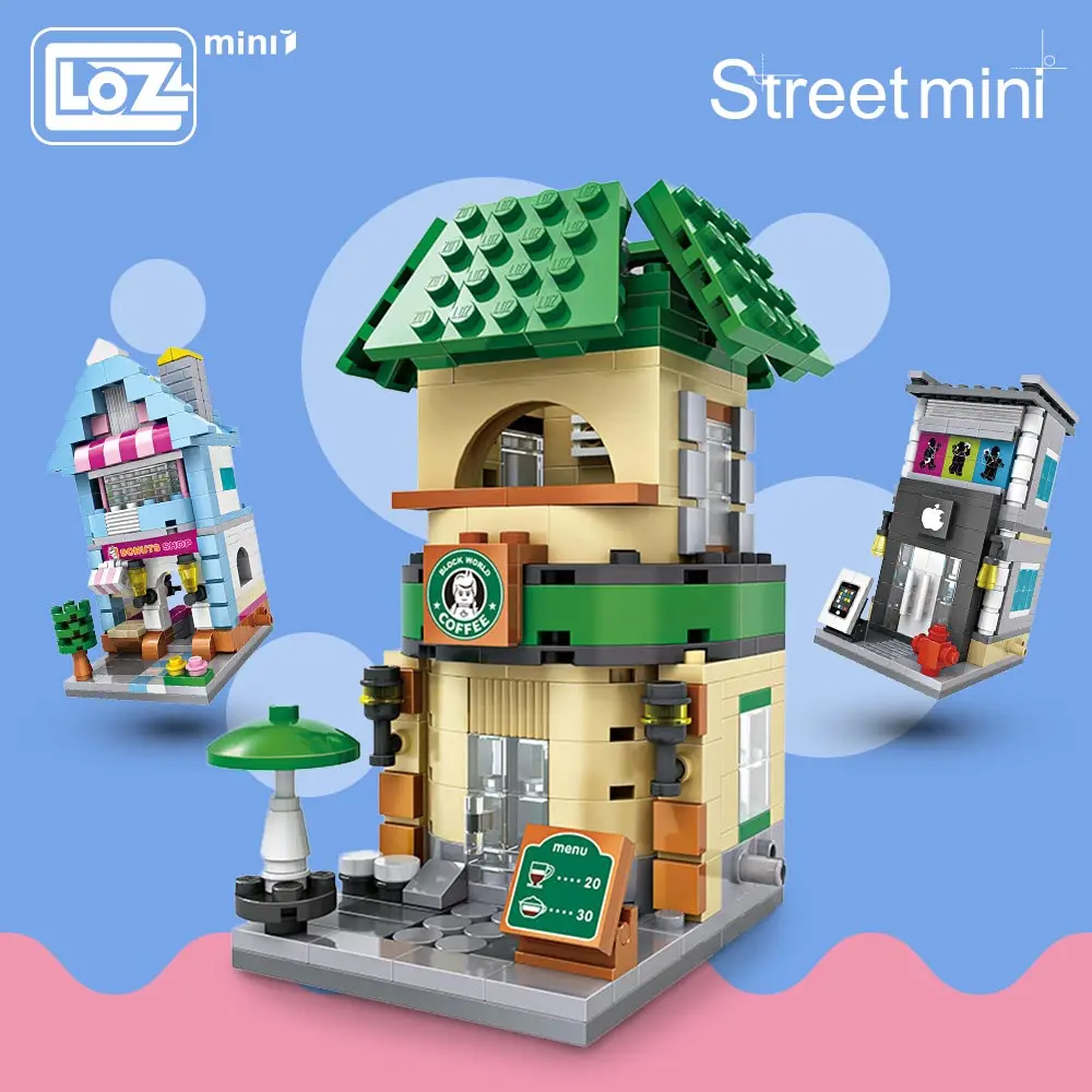 LOZ Mini Blocks City Mini Street Building Block Enlighten Bricks Architecture Educational Toys for Children House Toys & Hobbies
LOZ Mini Blocks City Mini Street Building Block Enlighten Bricks Architecture Educational Toys for Children House Toys & Hobbies