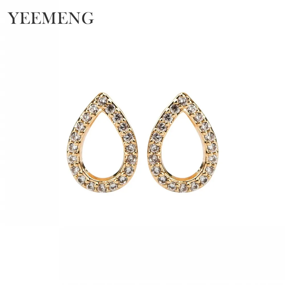 YEEMENG Fashion Distinctive Earrings Jewelry Cute Gold Color Droplet-shaped Zircon Ear Studs Best Gift for Women
YEEMENG Fashion Distinctive Earrings Jewelry Cute Gold Color Droplet-shaped Zircon Ear Studs Best Gift for Women