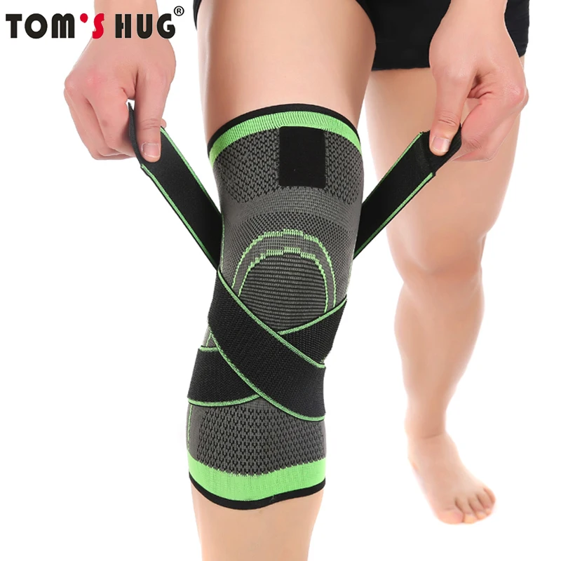 Tom's Hug Adjustable Bandage Sports Knee Pads Support 1 Pcs Pressurizable Cycling Kneepad Professional Breathable Knee Brace
Tom's Hug Adjustable Bandage Sports Knee Pads Support 1 Pcs Pressurizable Cycling Kneepad Professional Breathable Knee Brace